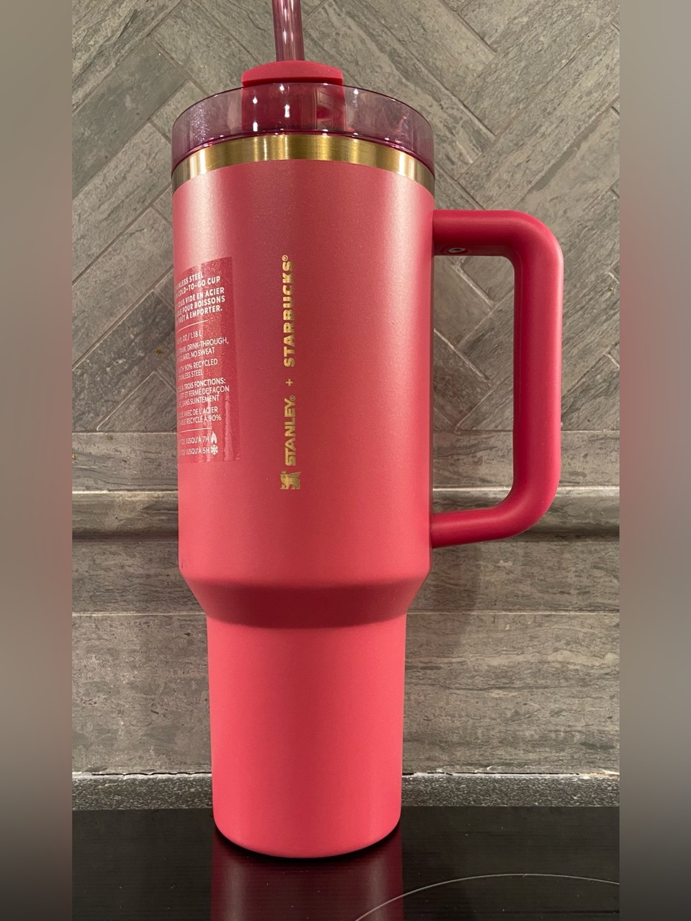 Stanley x Starbucks 2024 Limited Edition Winter Shimmer 40oz Tumbler